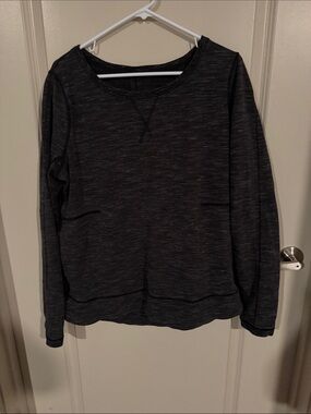 Lululemon Dark Gray Heather Long Sleeve Pullover